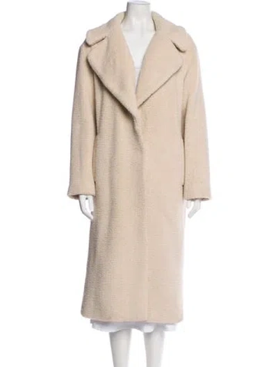 Pre-owned A.l.c Faux Fur Coat In Neutral