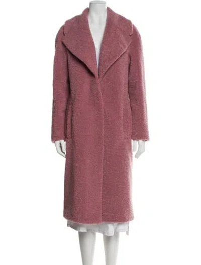 Pre-owned A.l.c Faux Fur Coat In Pink