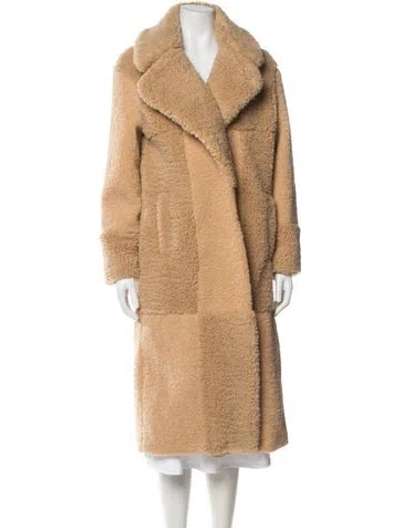 Pre-owned A.l.c Faux Fur Faux Fur Coat In Neutral