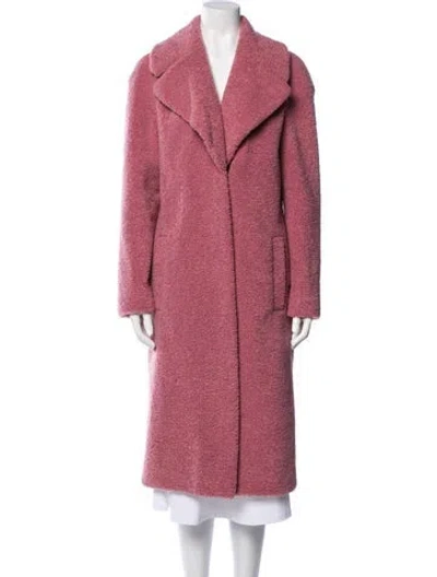 Pre-owned A.l.c Faux Fur Faux Fur Coat In Pink