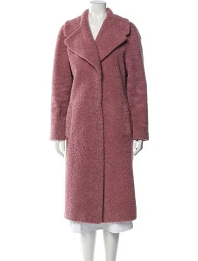 Pre-owned A.l.c Faux Fur Faux Fur Coat In Purple