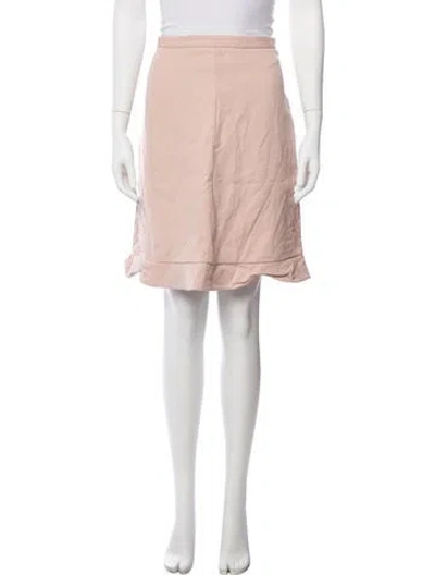 Pre-owned A.l.c Faux Leather Knee-length Shorts In Neutrals