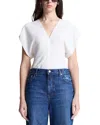 A.l.c . Fay Linen-blend Top In White