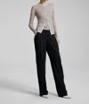 A.l.c Fisher Fine Lurex Cardigan In Light Gold In Neutral