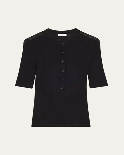 A.l.c Fisher Fine Merino Top In Black