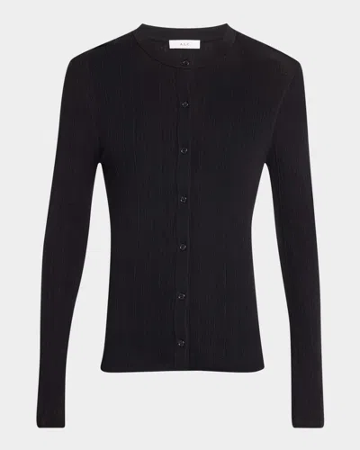 A.L.C FISHER RIBBED CARDIGAN