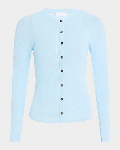 A.L.C FISHER TEXTURED CARDIGAN