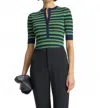 A.l.c Fisher Pleated Button-front Top In Multi