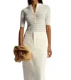 A.l.c Fisher Top In White Rio In Bright White Rio