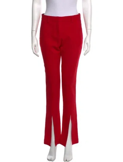 Pre-owned A.l.c Flared Pants In Red