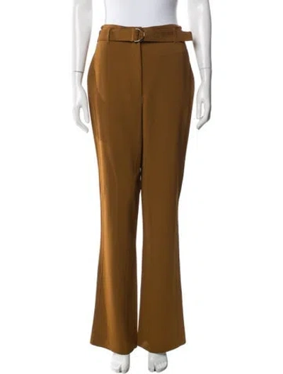 Pre-owned A.l.c Flared Pants In Brown