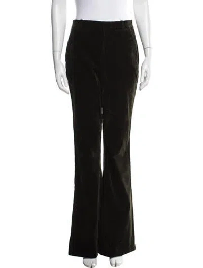 Pre-owned A.l.c Flared Pants In Brown
