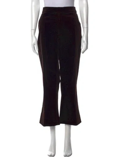 Pre-owned A.l.c Flared Pants In Brown