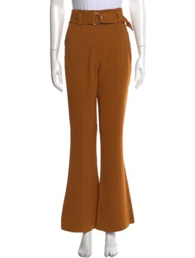 Pre-owned A.l.c Flared Pants In Brown
