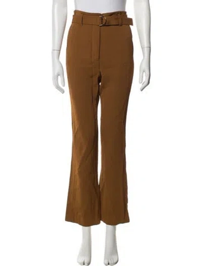 Pre-owned A.l.c Flared Pants In Brown