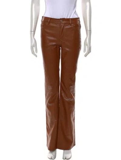 Pre-owned A.l.c Flared Pants In Brown