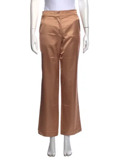 Pre-owned A.l.c Flared Pants In Gold