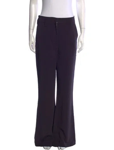 Pre-owned A.l.c Flared Pants In Purple