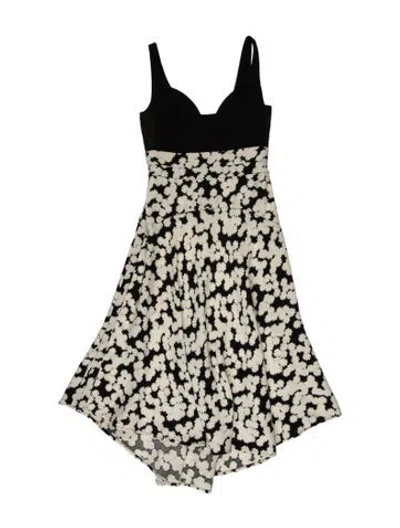 Pre-owned A.l.c Floral Print Midi Length Dress In Multi