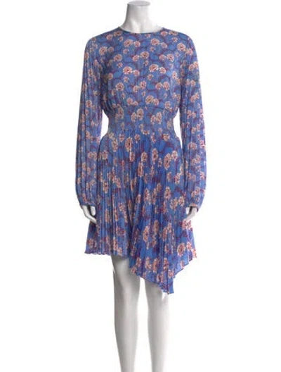 Pre-owned A.l.c Floral Print Mini Dress