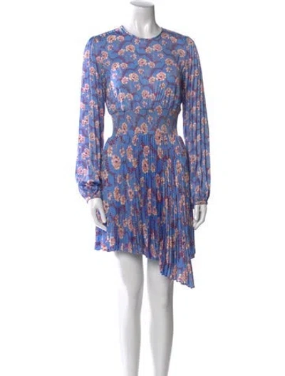 Pre-owned A.l.c Floral Print Mini Dress W/ Tags