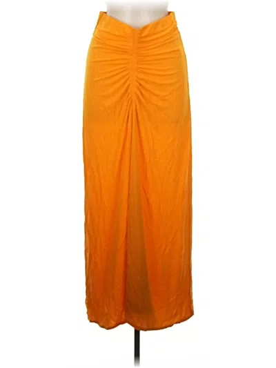 Pre-owned A.l.c Formal Skirt In Orange