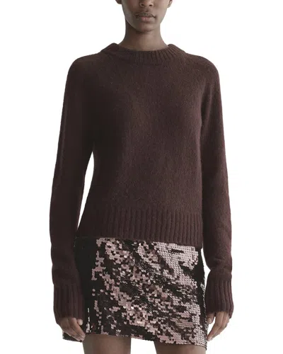 A.l.c . Frankie Alpaca & Wool-blend Sweater In Dkum-dark Umber