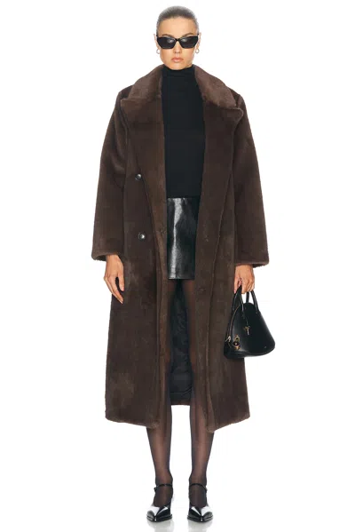 A.l.c Franklin Coat In Brown