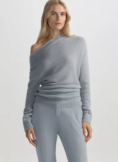 A.l.c Freya Brushed Alpaca Sweater In Blue