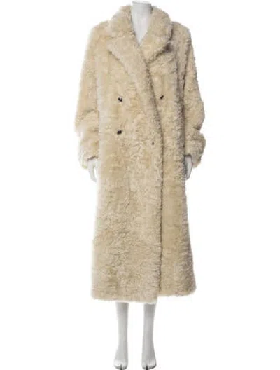 Pre-owned A.l.c Fur Coat In Neutrals