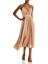 A.L.C GEMINI WOMENS SEMI-FORMAL PLEATED COCKTAIL AND PARTY DRESS