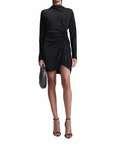 A.l.c . Georgia Long Sleeve Ruched Dress In Black