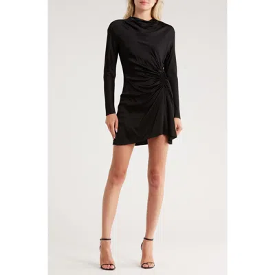 A.l.c . Georgia Long Sleeve Ruched Dress In Black