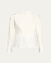 A.l.c Georgia Long-sleeve Top In White