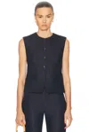 A.l.c Georgie Vest In Evening Blue