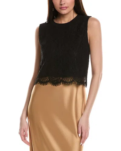 A.l.c Gai Sleeveless Lace Top In Black