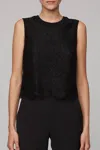 A.l.c Gia Top In Black In Black
