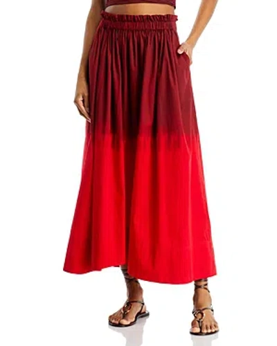 A.l.c Gina Skirt In Rouge/syrah