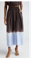 A.l.c . Gina Colorblock Tie Dye Cotton Skirt In Multi