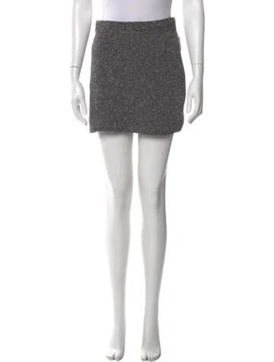 Pre-owned A.l.c Glitter Accents Mini Skirt