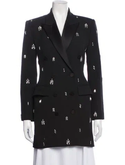 Pre-owned A.l.c Graphic Print Coat In Black
