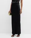 A.l.c Greta Satin Maxi Skirt In Black