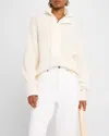 A.l.c Griffen Pullover In White In White