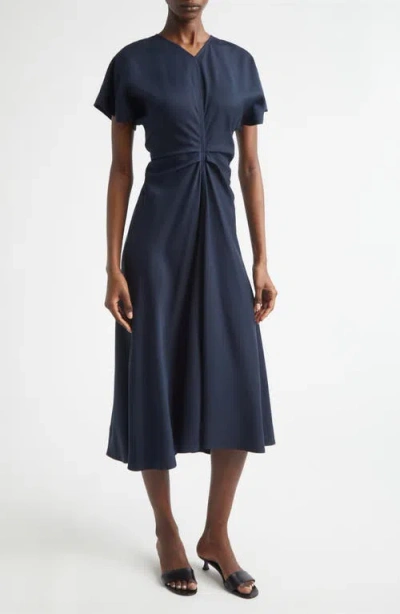 A.l.c . Halle Jersey Midi Dress In Blue