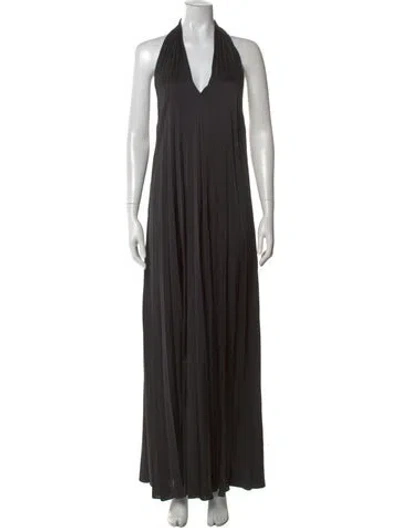 Pre-owned A.l.c Halterneck Jumpsuit In Black