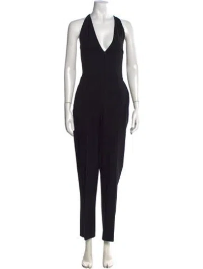 Pre-owned A.l.c Halterneck Jumpsuit In Black