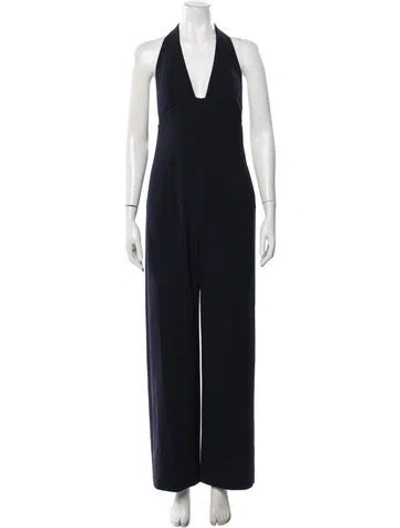 Pre-owned A.l.c Halterneck Jumpsuit In Blue