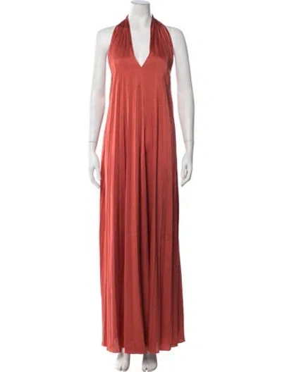 Pre-owned A.l.c Halterneck Jumpsuit In Red