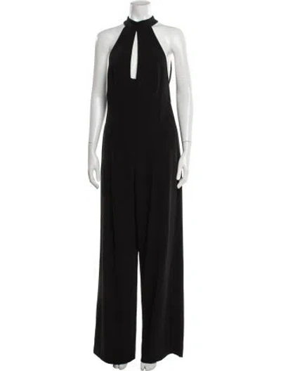 Pre-owned A.l.c Halterneck Jumpsuit W/ Tags In Black