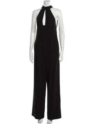 Pre-owned A.l.c Halterneck Jumpsuit W/ Tags In Black